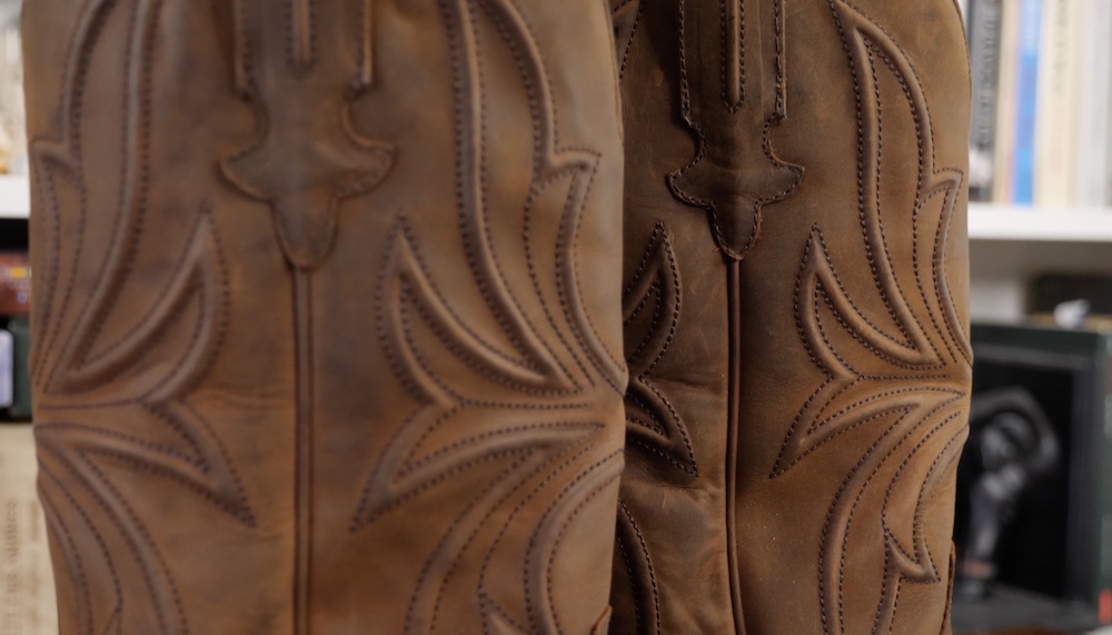 thursday cowboy boots desperado ornament fleur de lis