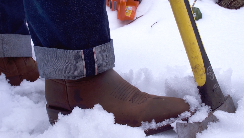 thursday cowboy boots desperado snow