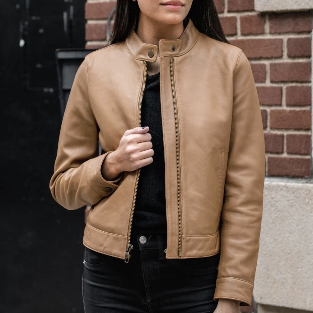 thursday racer jacket natural