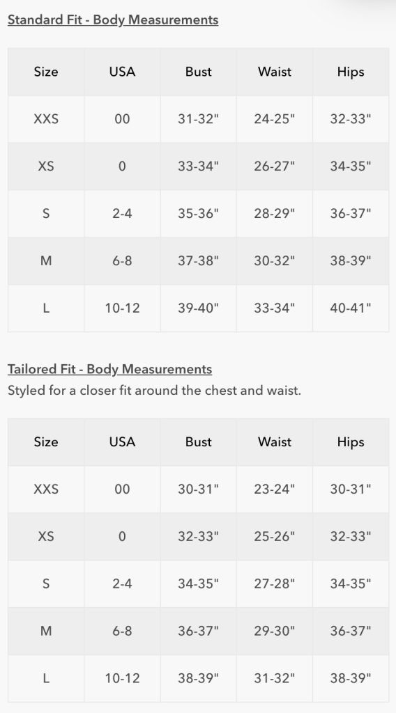 thursday womens leather jacket sizing