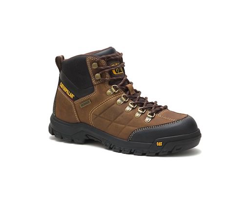 CAT Men s Threshold Waterproof Steel Toe Work Boot