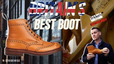 trickers stow boot made in england