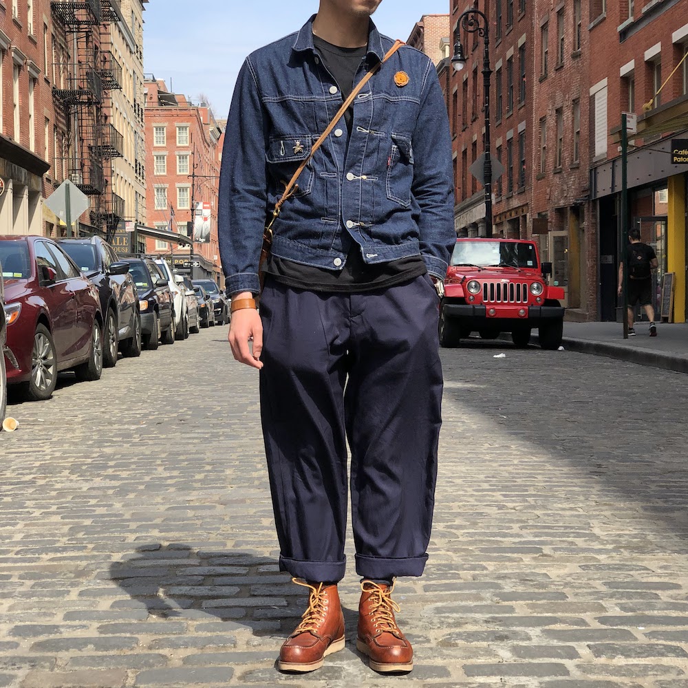 how to style red wing moc toe boots