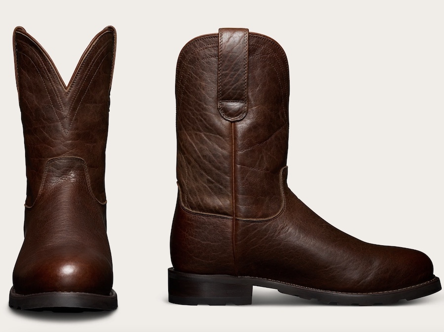 tecovas stockton bison leather