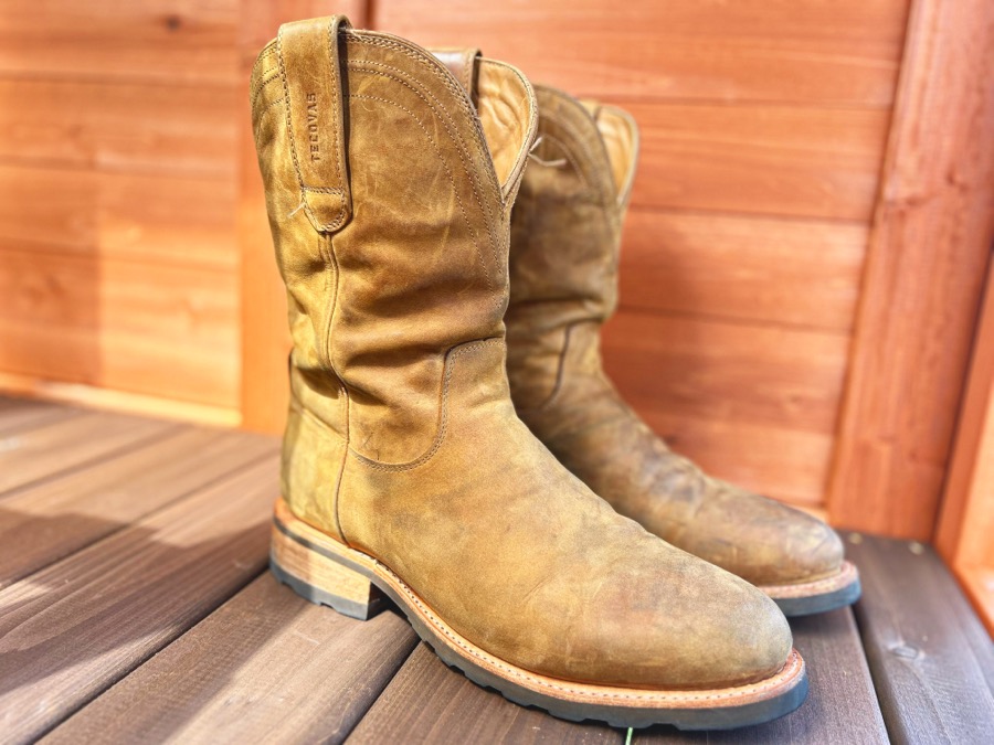 tecovas stockton boots patina