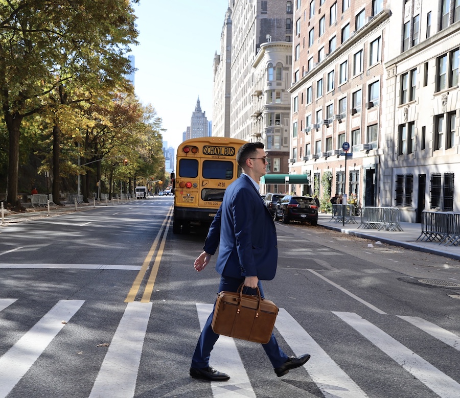 best leather briefcase satchel page