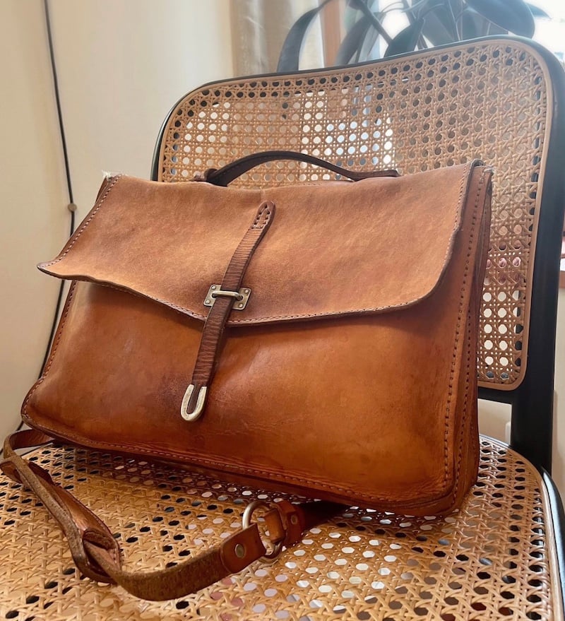 billykirk schoolboy satchel patina