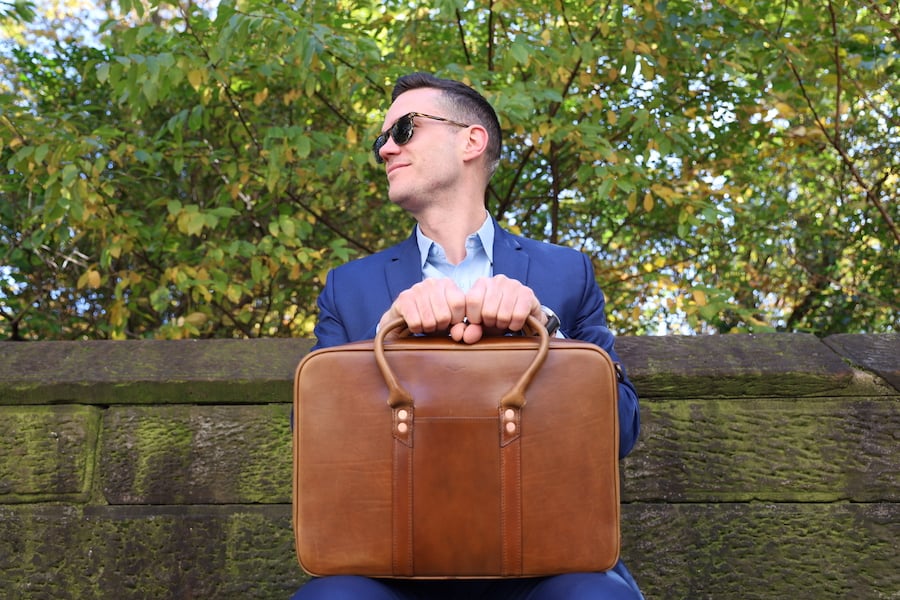 satchel and page counselor briefcase