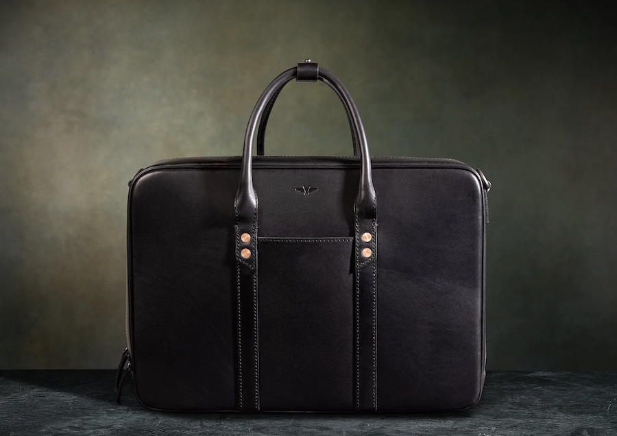 satchel page black briefcase counselor