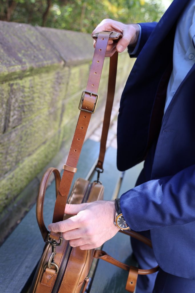 satchel page counselor briefcase strap