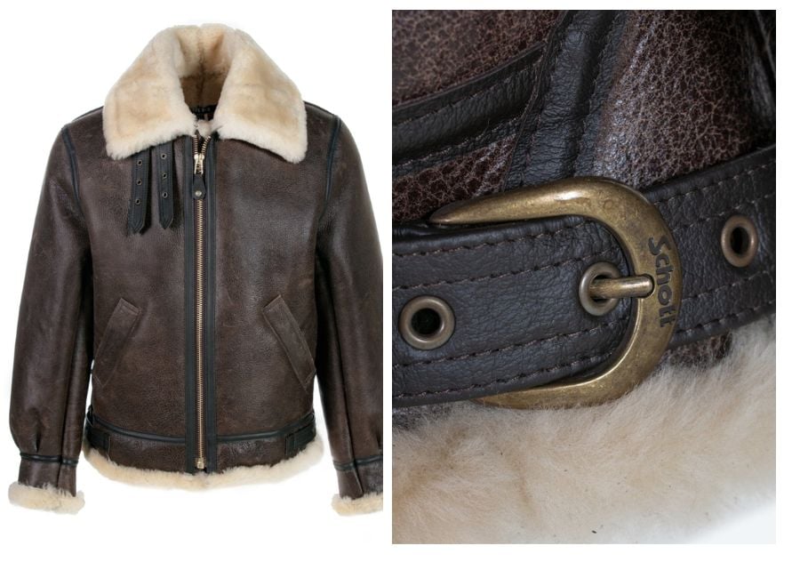 Schott Sheep skin bomber
