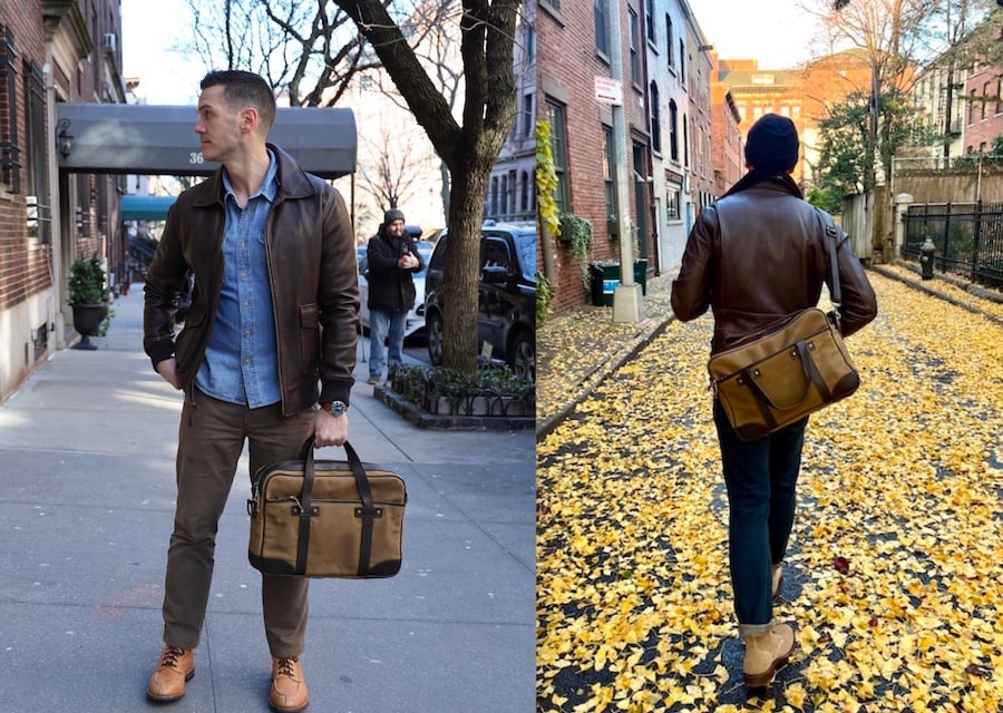 thursday commuter briefcase canvas