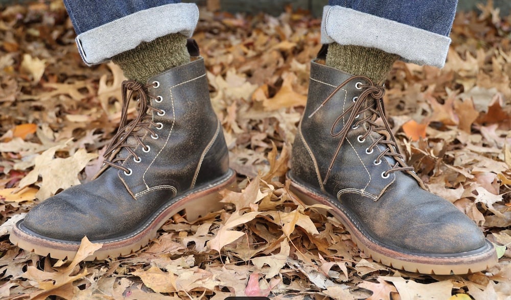 thursday hero boot patina