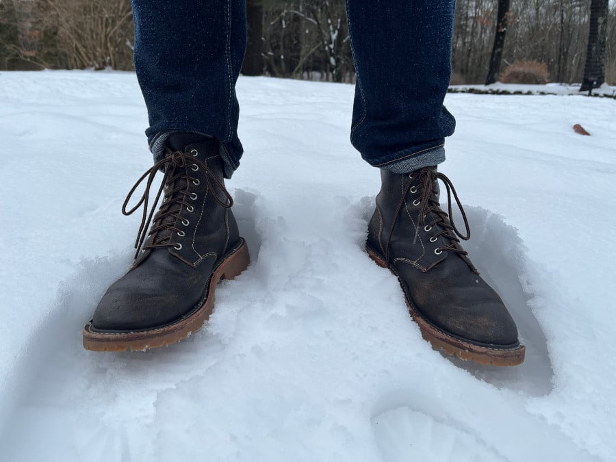Thursday hero boot in snow