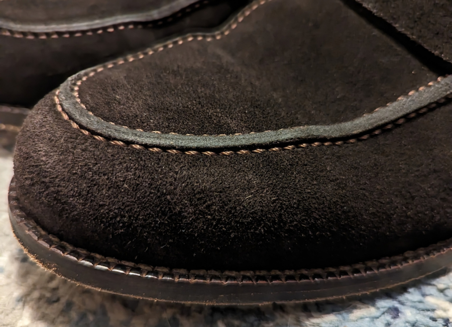 Beckett Simonon Roy Loafer suede after wearing for two months for the review