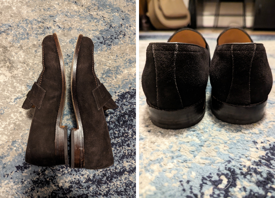 beckett simonon roy loafers leather sole.