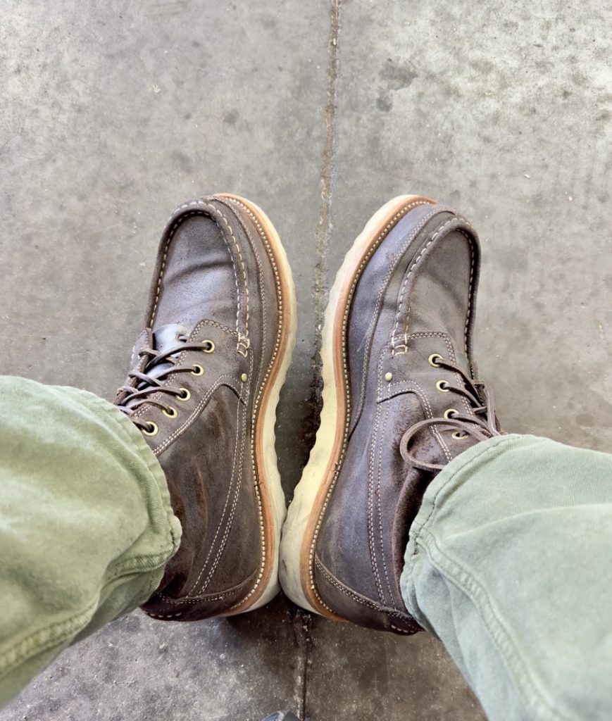 grant stone field boot on feet