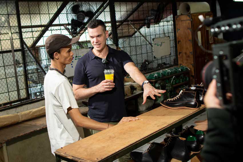 nick at sagara bootmaker indonesia