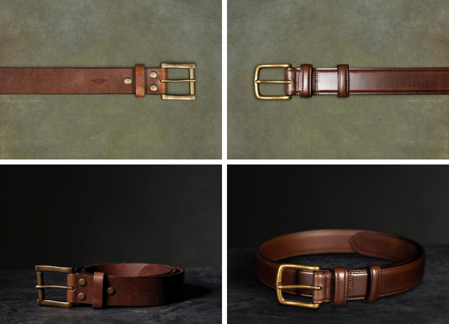 Satchel and Page brown belts