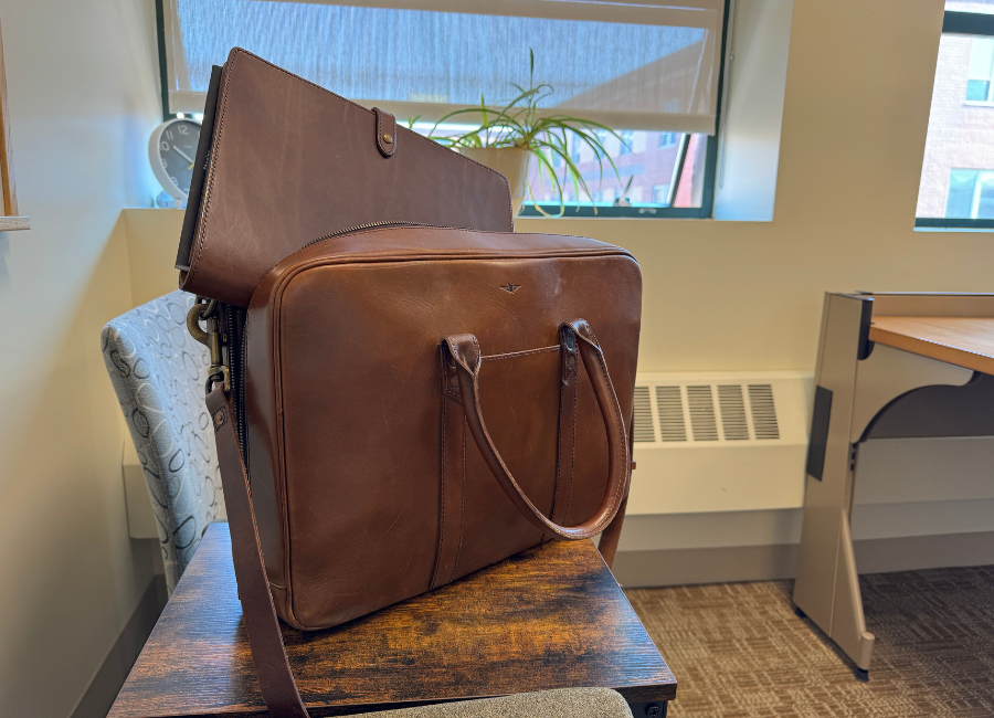 Satchel and Page Padfolio in a Satchel and Page Counselor Bag