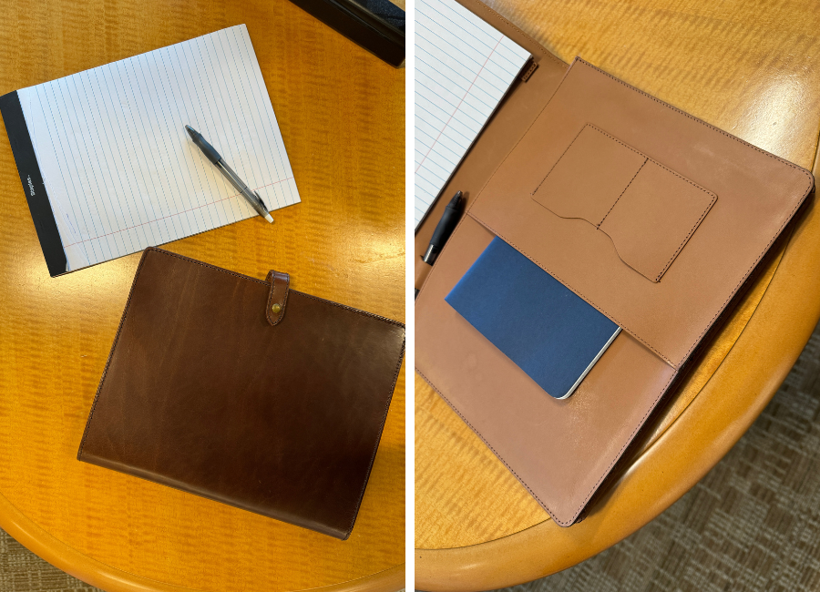 Satchel & Page Padfolio with legal pad