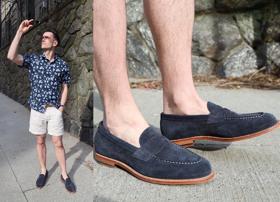 Grant Stone Traveler Penny in "Midnight Suede"