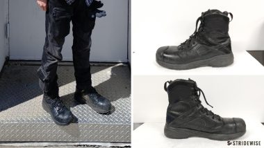 red wing exo lite review featured image, our reviewer standing
