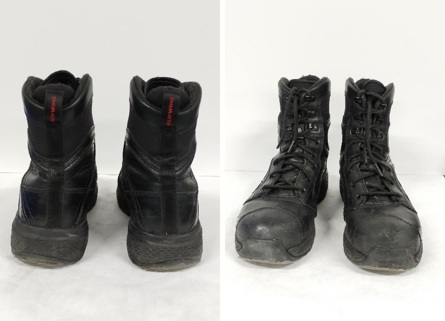 A picture highlighting the Red Wing Exo Lite pull tab