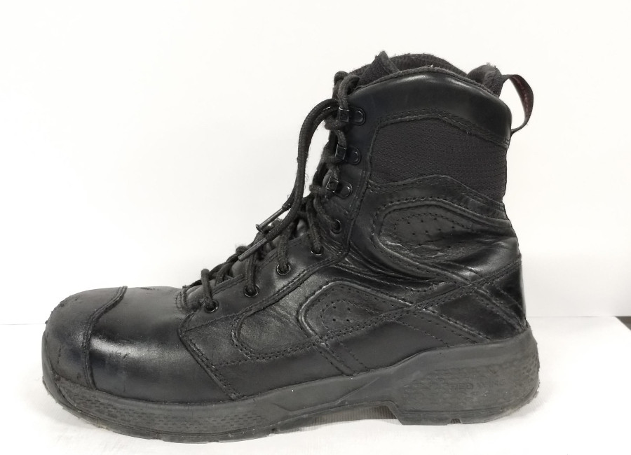 Black red wing exos lite 8-inch steel toe work boot