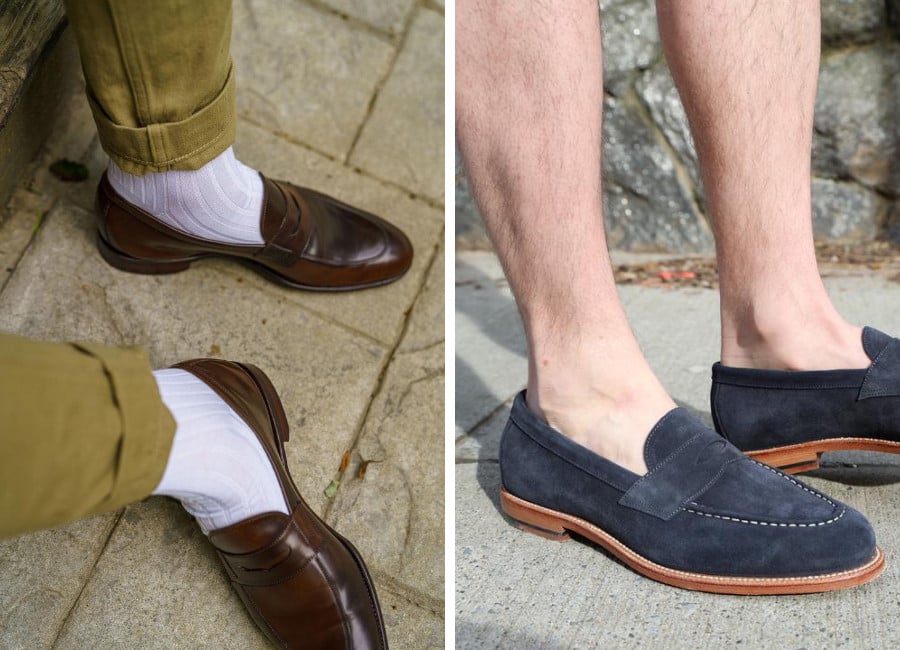 socks vs no socks fit