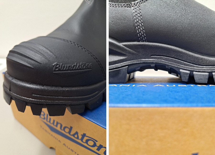 Blundstone direct attach sole and toe cap