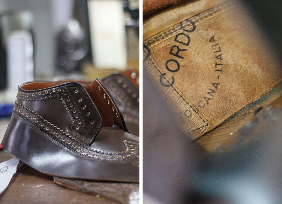 Tuscan veg tanned shell cordovan 
