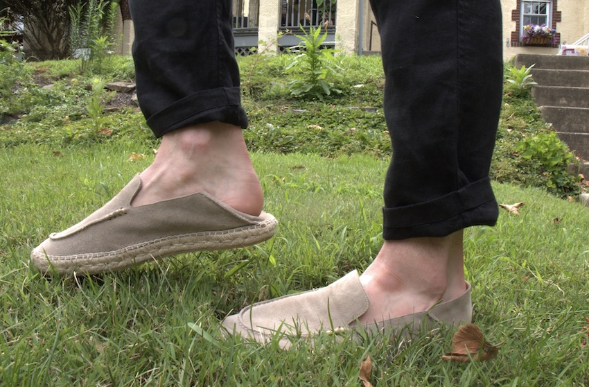 grey espadrilles
