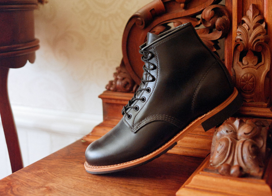 red wing black beckman boot