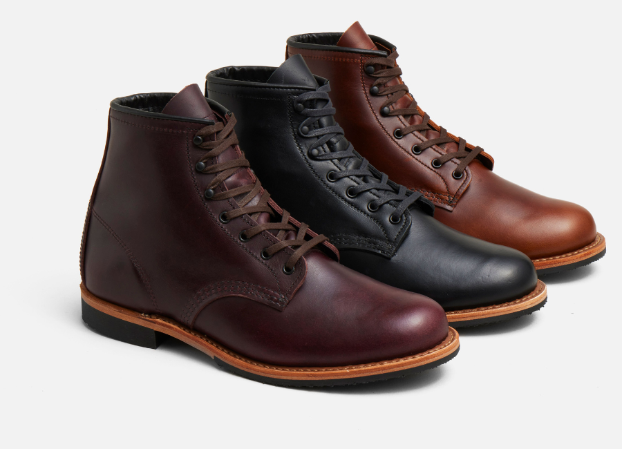three red wing beckman boots