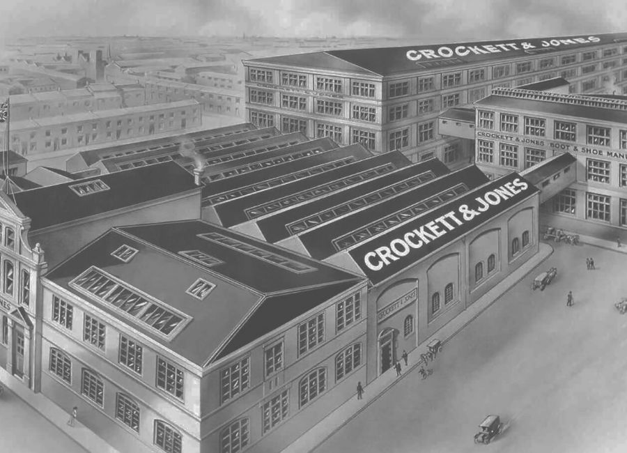Drawing of Crockett & Jones Factory