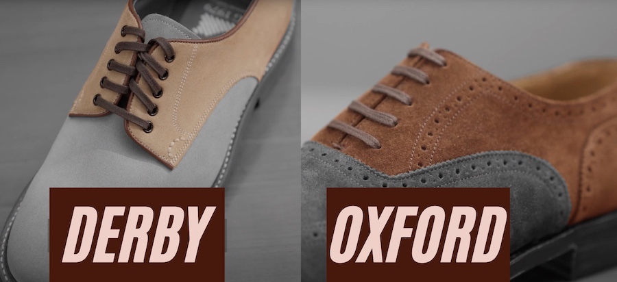 Derby vs oxford shoes