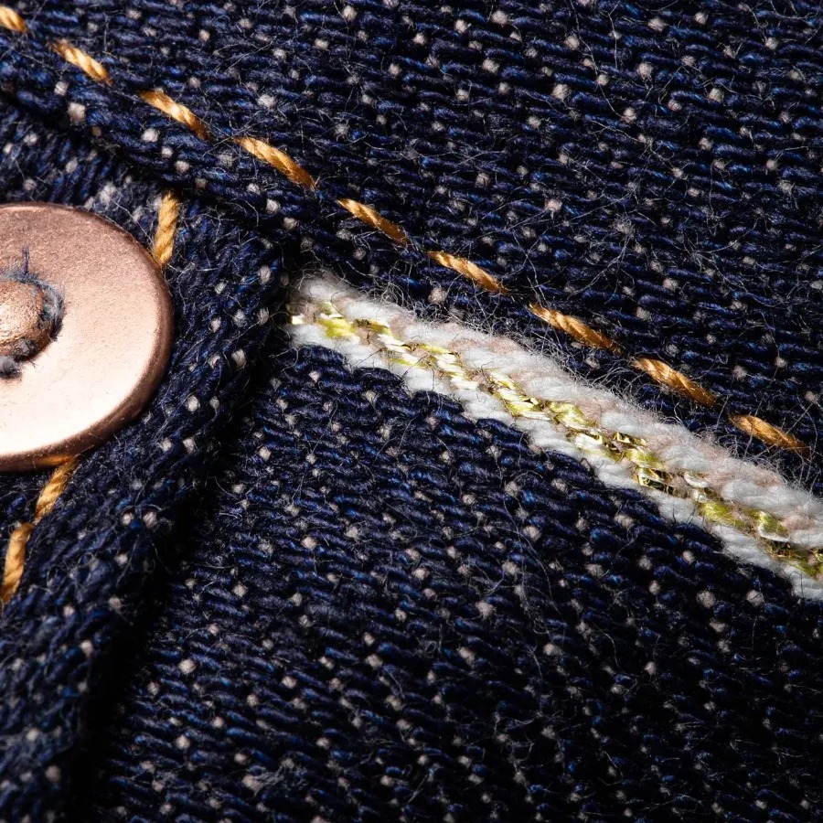 close up selvedge denim