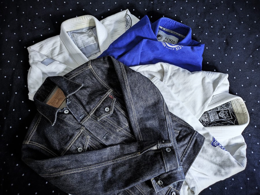 Bjj and denim jacket menswear