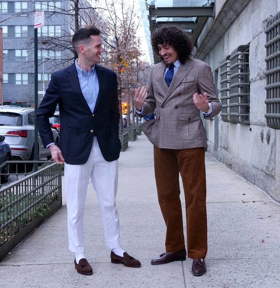 Business casual loafer outfits