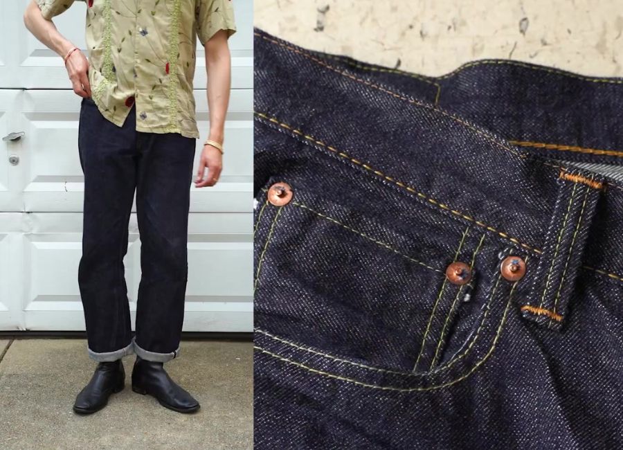 Full count 0105 selvedge denim_weight