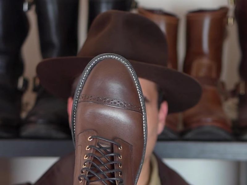 Grant stone garrison brouge cap toe