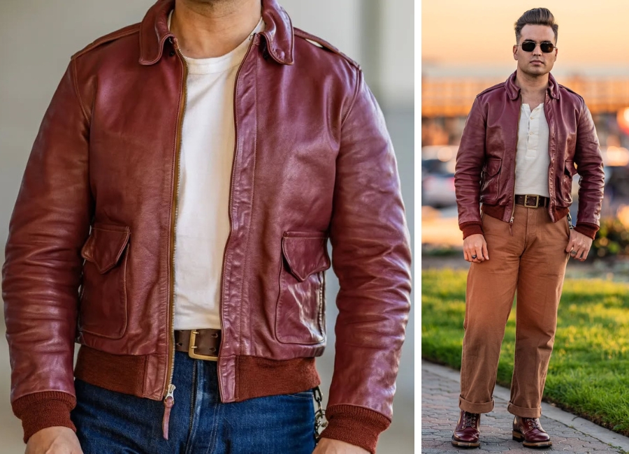 Rainbow country a2 jacket sizing fit