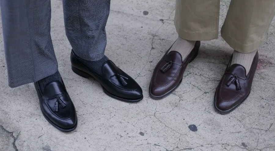 Two pairs of loafers