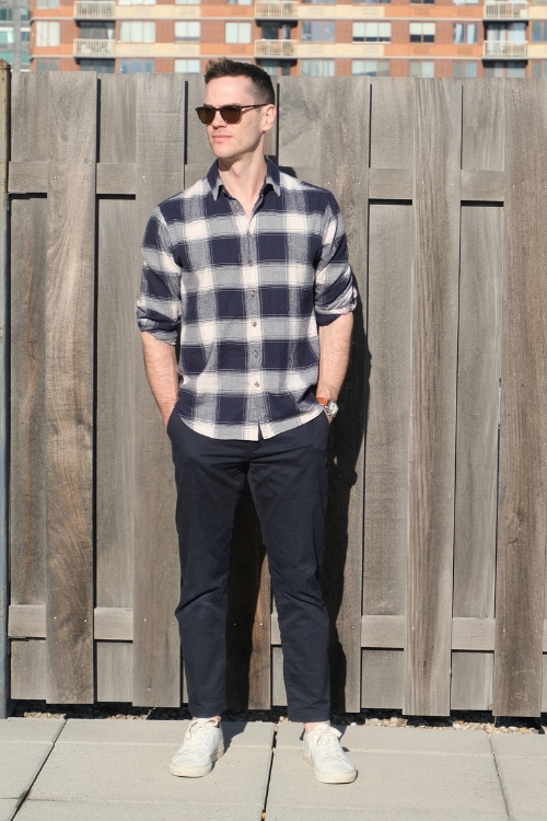 Casual flannel shirt