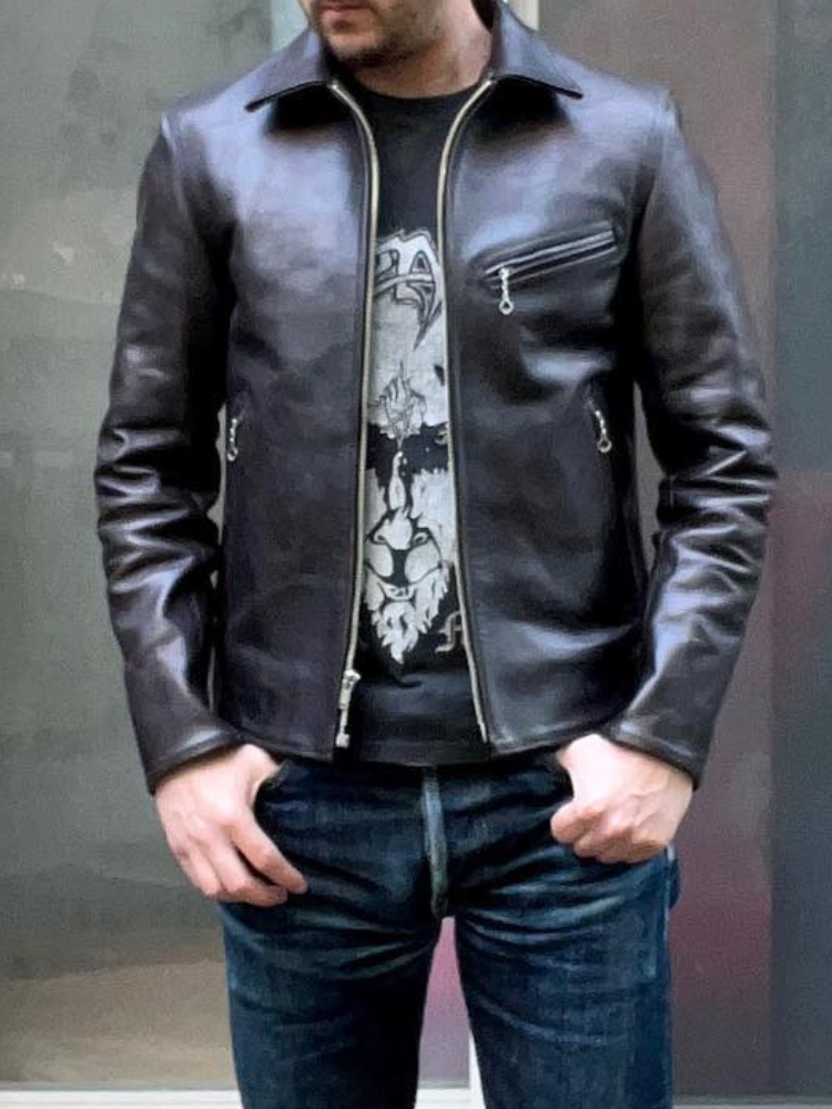 Fine creek shinki leather jacket