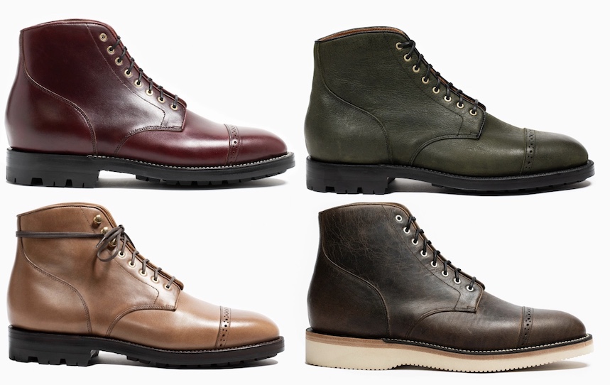 Grant stone garrison boot leathers
