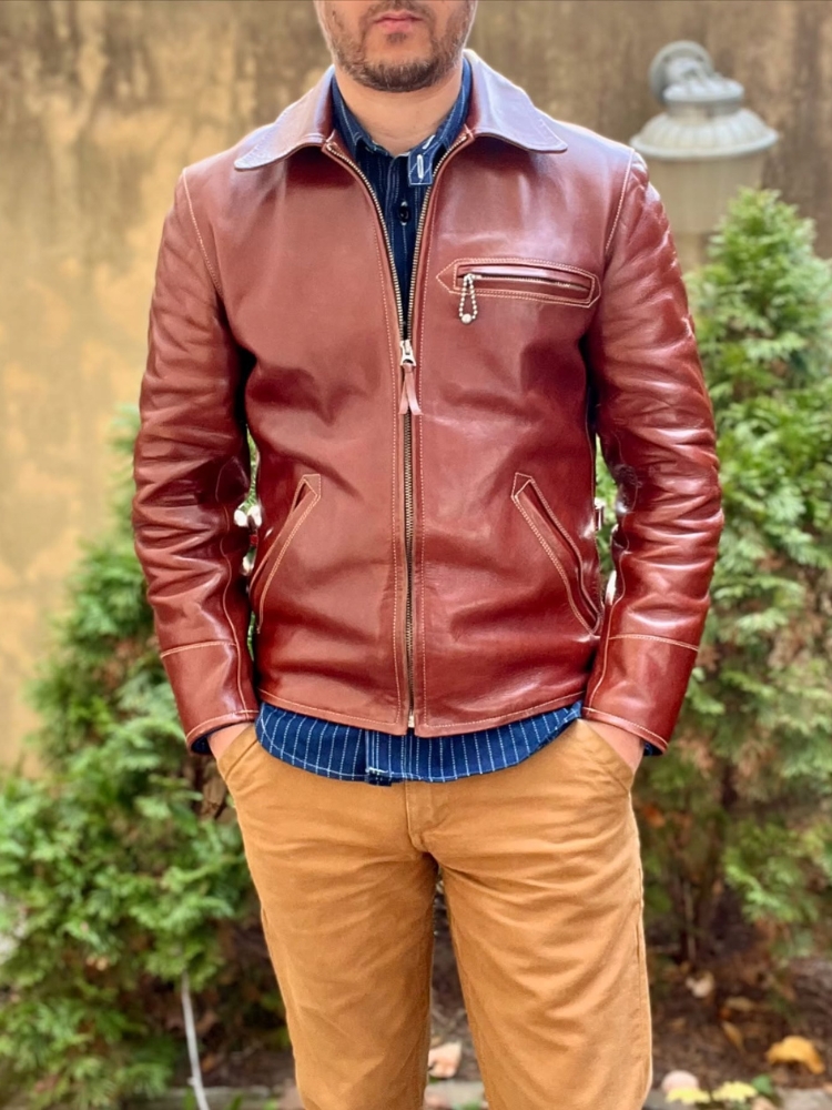 Himel bros frobisher leather jacket