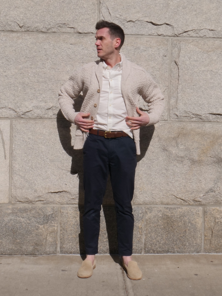 Smart casual sweater open