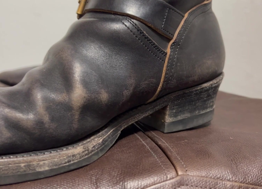 Clinch boots leather teacore patina